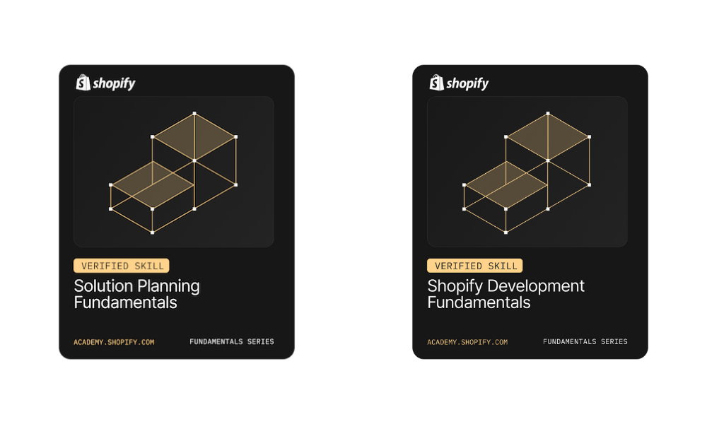 Shopify Verified Skills — Solution Planning & Development Fundamentals
