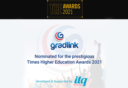 Designers & builders of the Times Higher Awards nominated site Gradlink UK