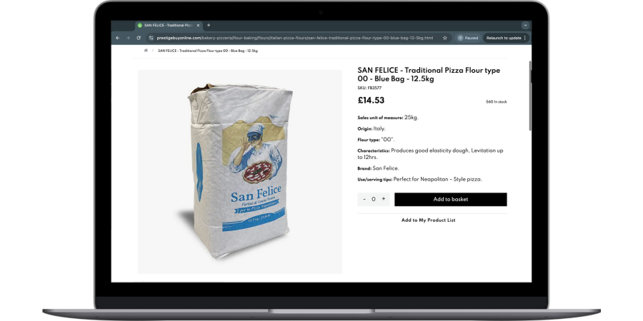 Product Page Screenshot