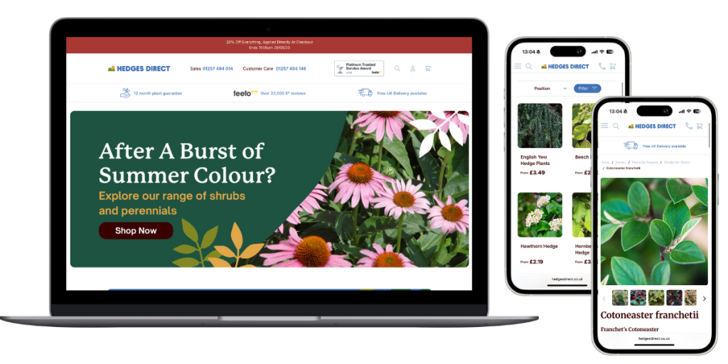 Hedges Direct Laptop Mobile Images